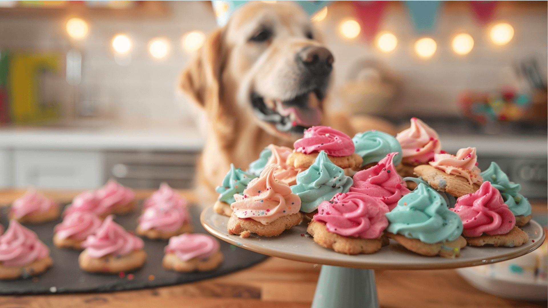 Homemade Frosted Dog Treats