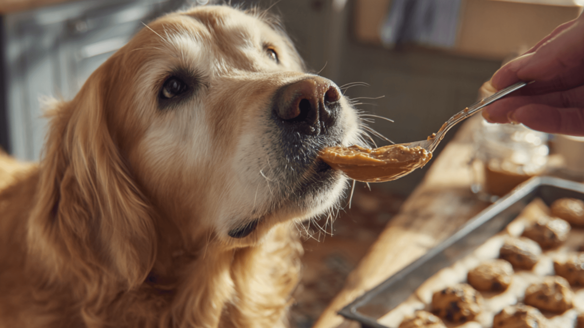 Banana Oat Peanut Butter Dog Treats