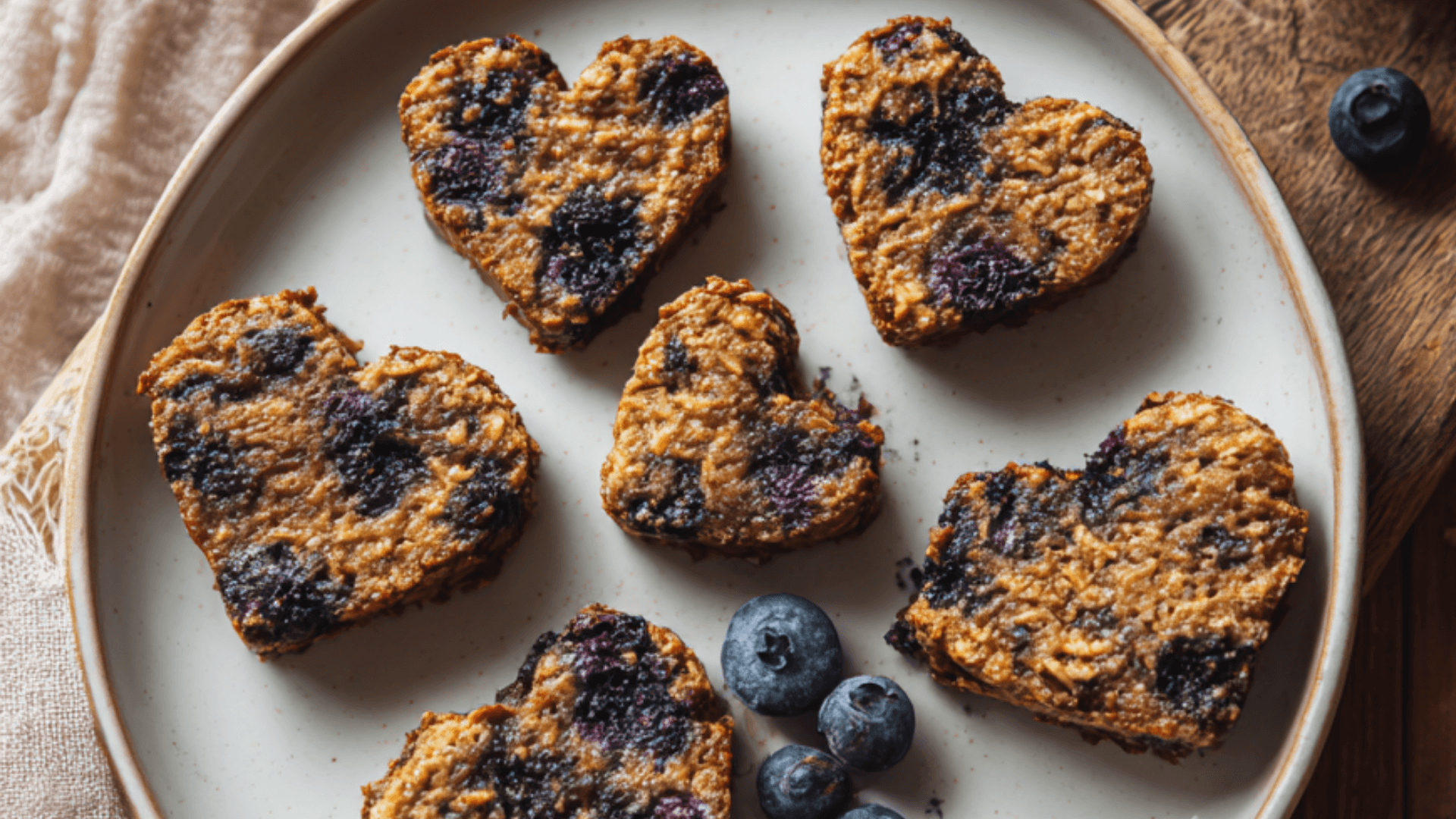 Blueberry Banana Oat Dog Treats