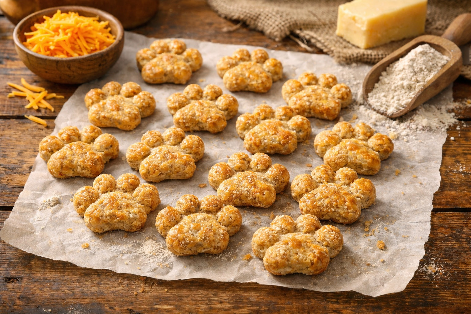 Homemade Cheese Dog Treat Recipe