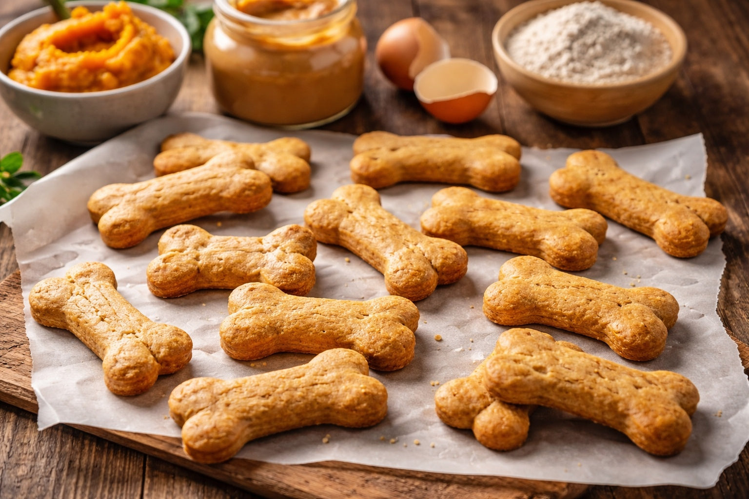 Homemade Puppy Cookie Dog Treat Recipe