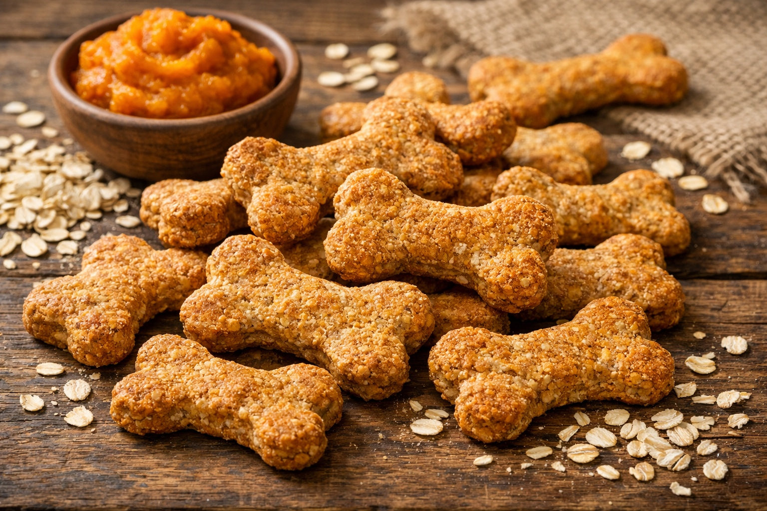 Crunchy Homemade Dog Treat Recipe