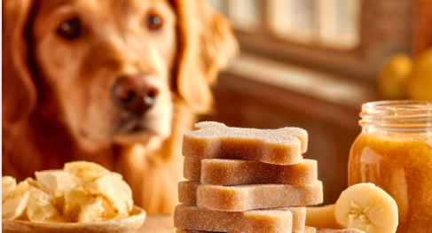 Applesauce Banana Dog Treats Homemade