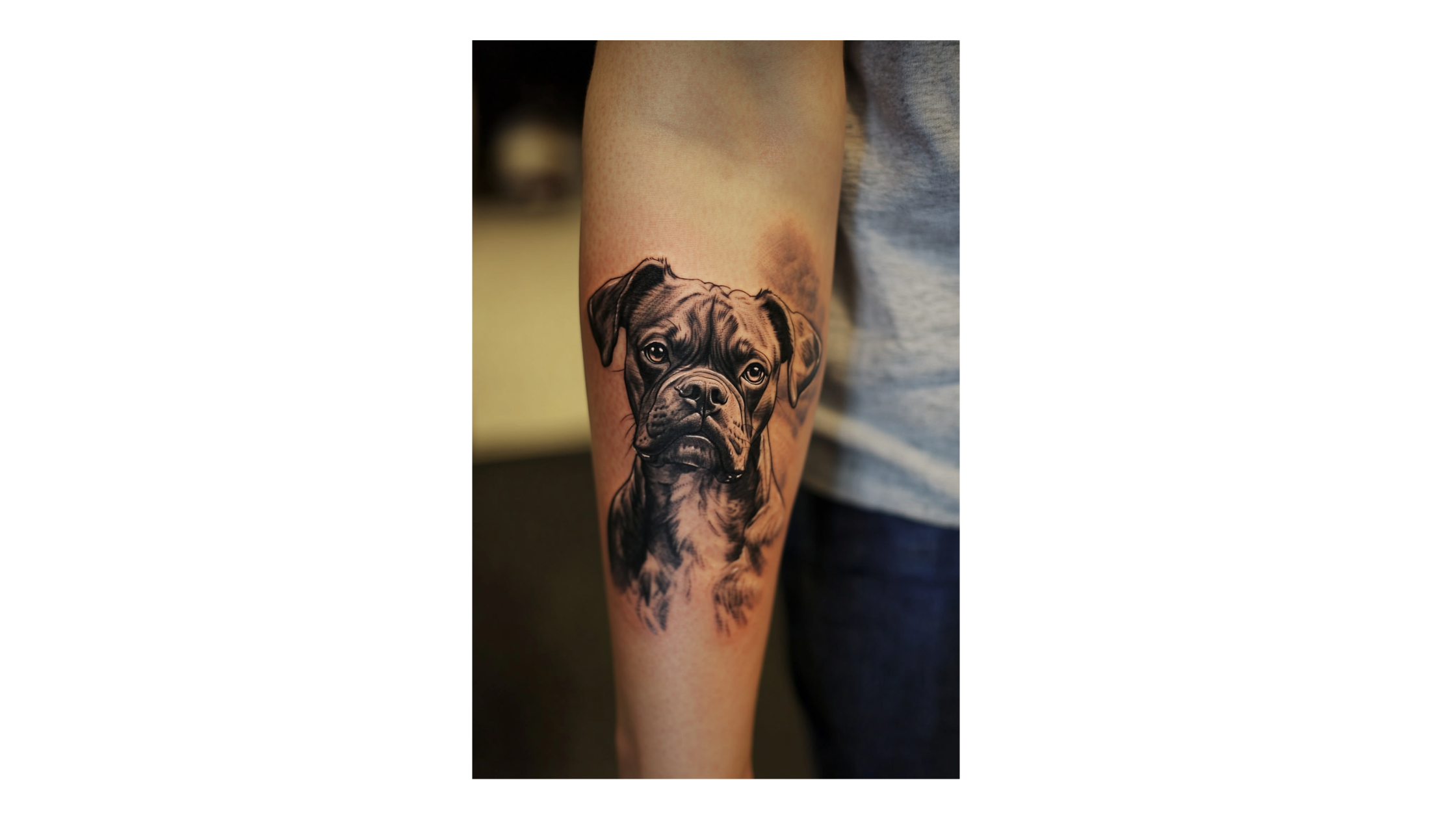 21 Boxer Dog Memorial Tattoo Ideas