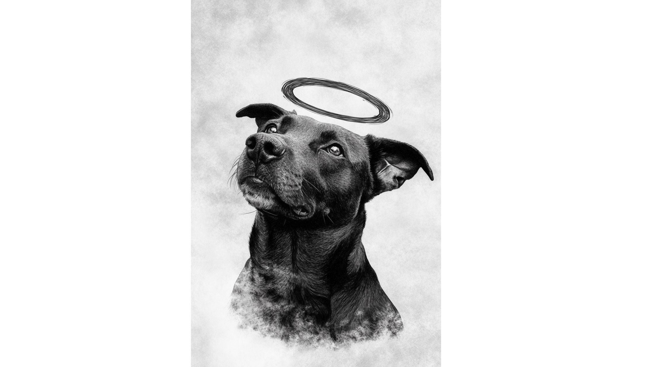 18 Dog Memorial Tattoo Ideas With a Halo