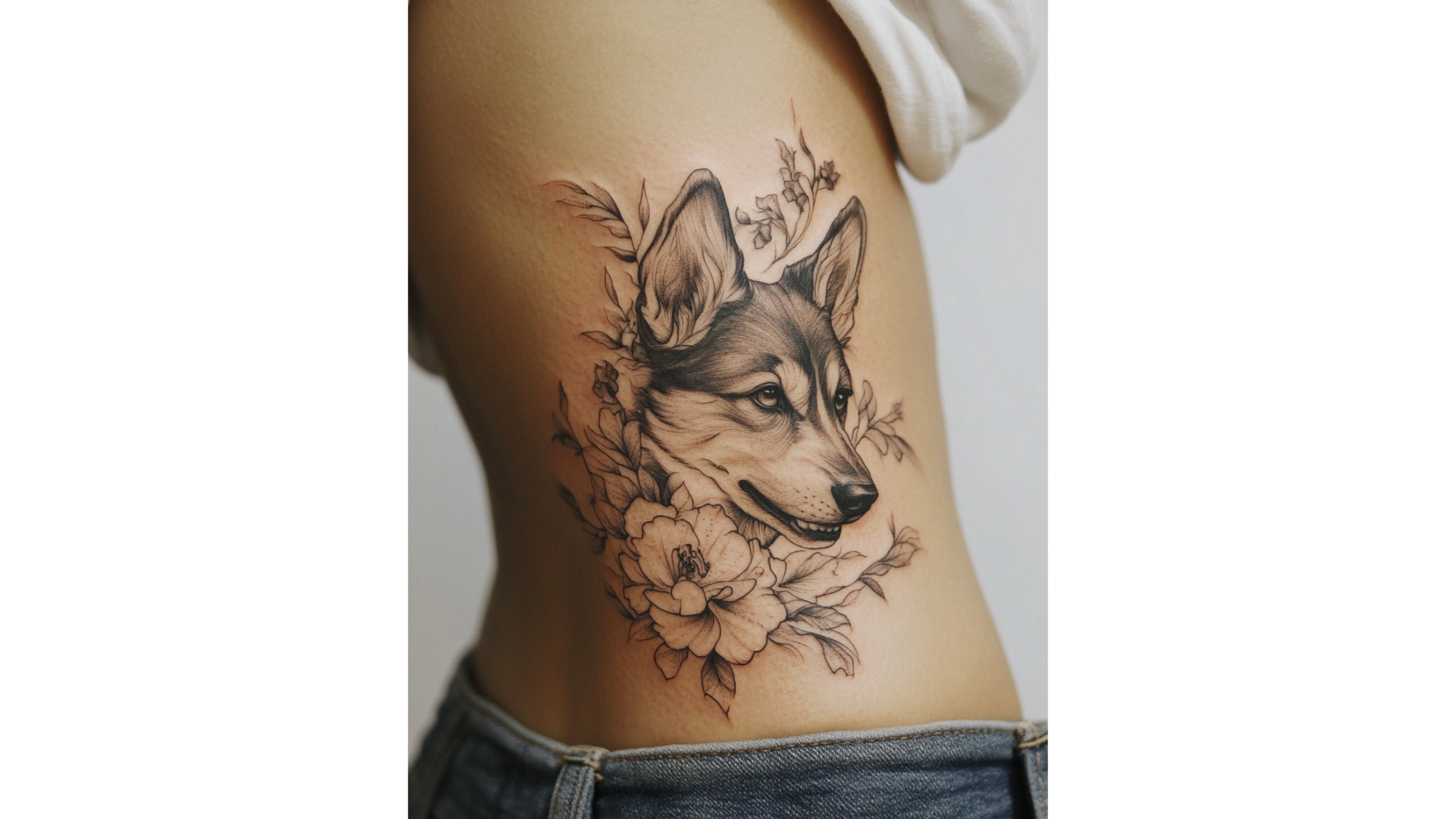 11 Dog Memorial Tattoo Ideas for the Ribs