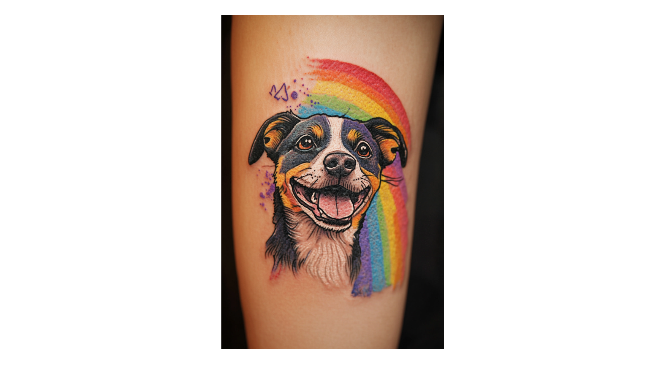49 Rainbow Dog Memorial Tattoo Ideas