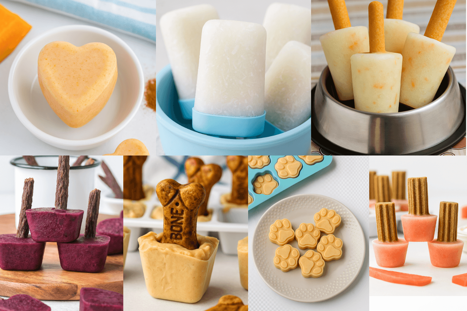 7 Frozen Dog Treats You Can Make at Home  (Using Plain Yogurt & Ice Cube Trays)