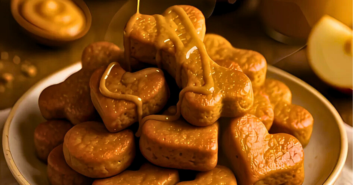 3-Ingredient Pumpkin Peanut Butter Applesauce Dog Treats