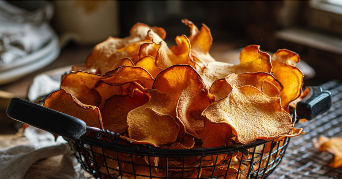 Air Fryer Dehydrated Sweet Potato Dog Treats