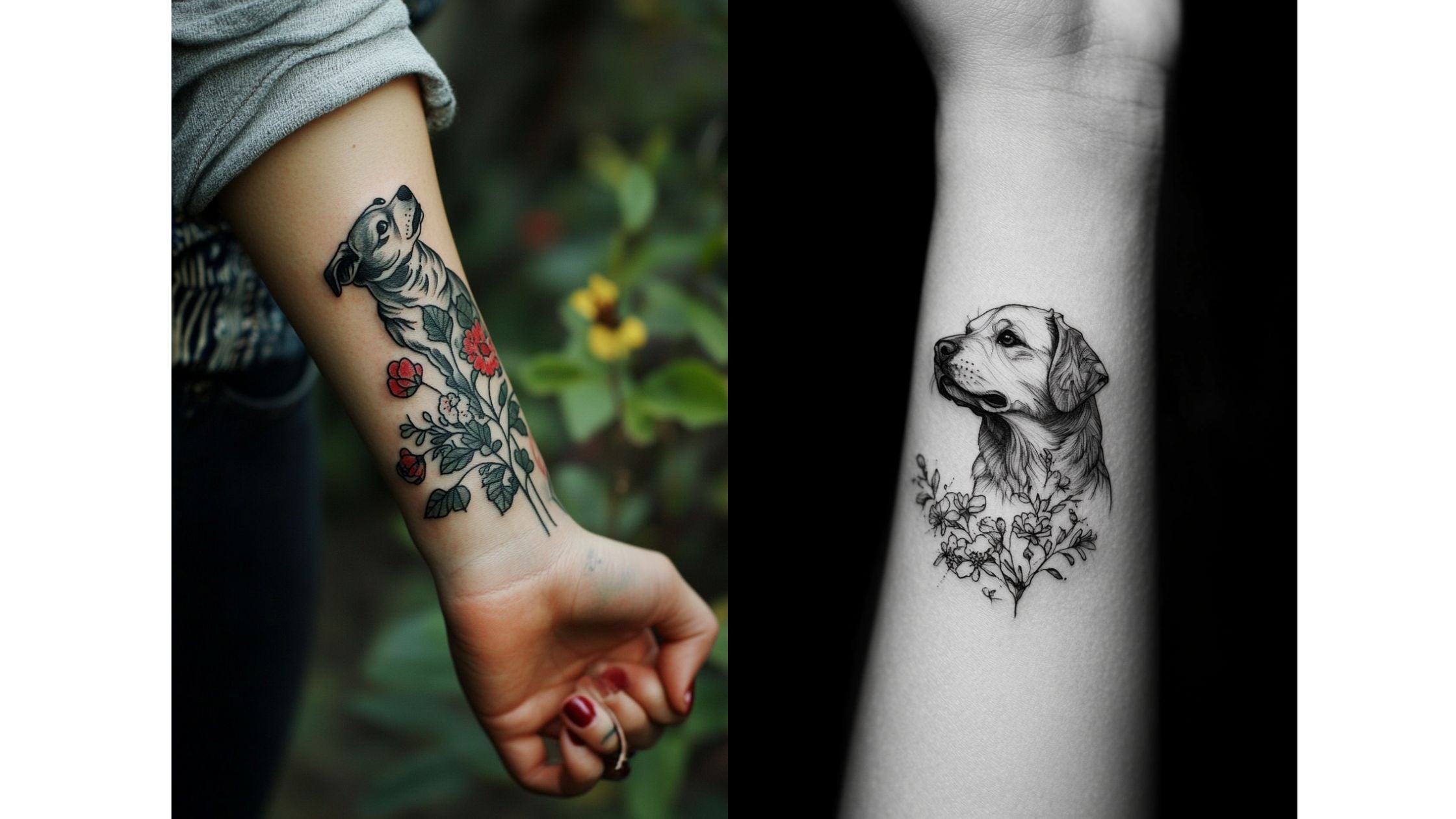 13 Dog Memorial Tattoo Ideas for the Wrist