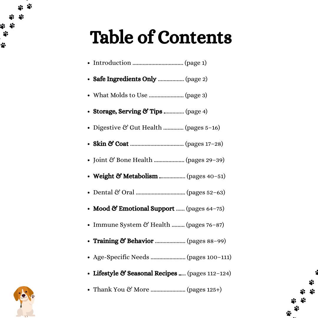 100+ Homemade Dog Treats Cookbook
