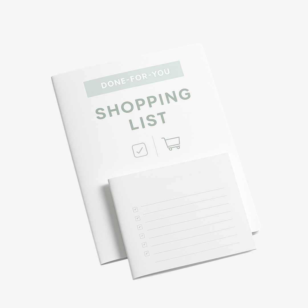 Done-For-You Shopping List