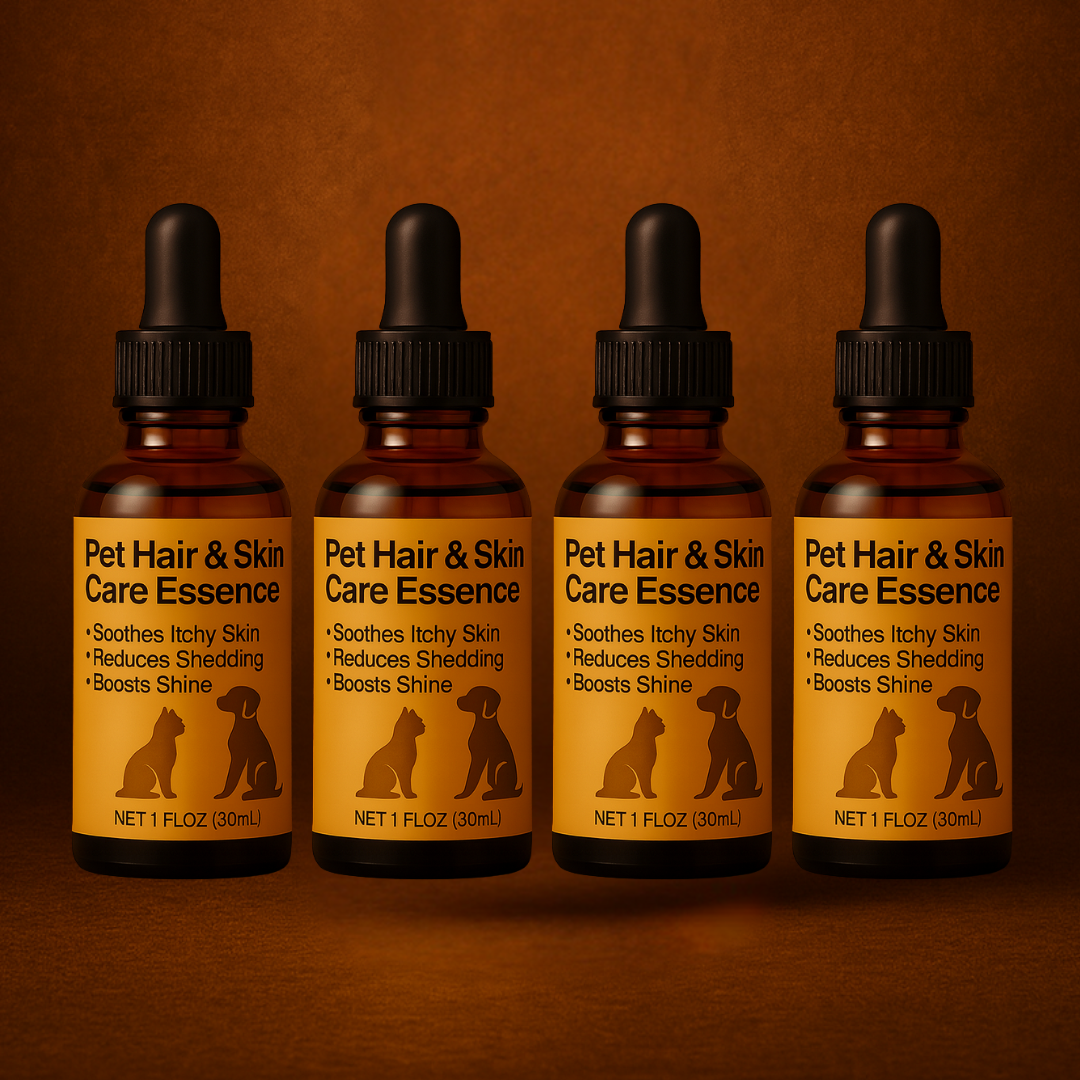 4 x Pet Hair & Skin Care Essence