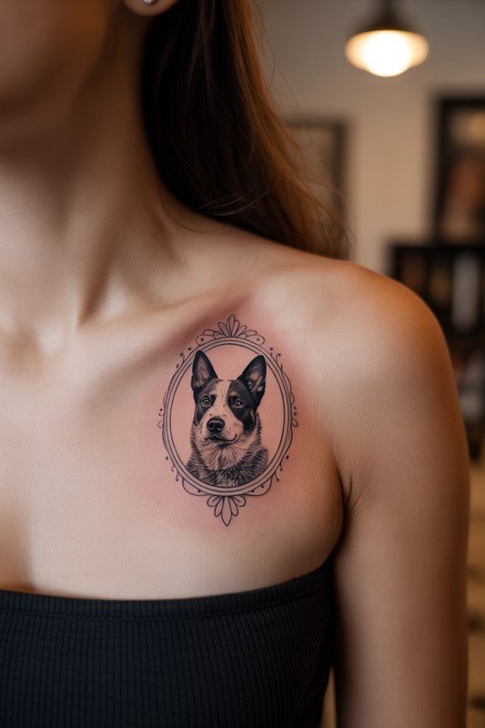 16 Traditional Australian Cattle Dog Tattoo Ideas