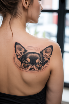 18 Minimal Chihuahua Dog Tattoo Ideas