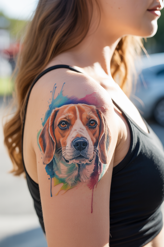 17 Beagle Dog Tattoo Ideas