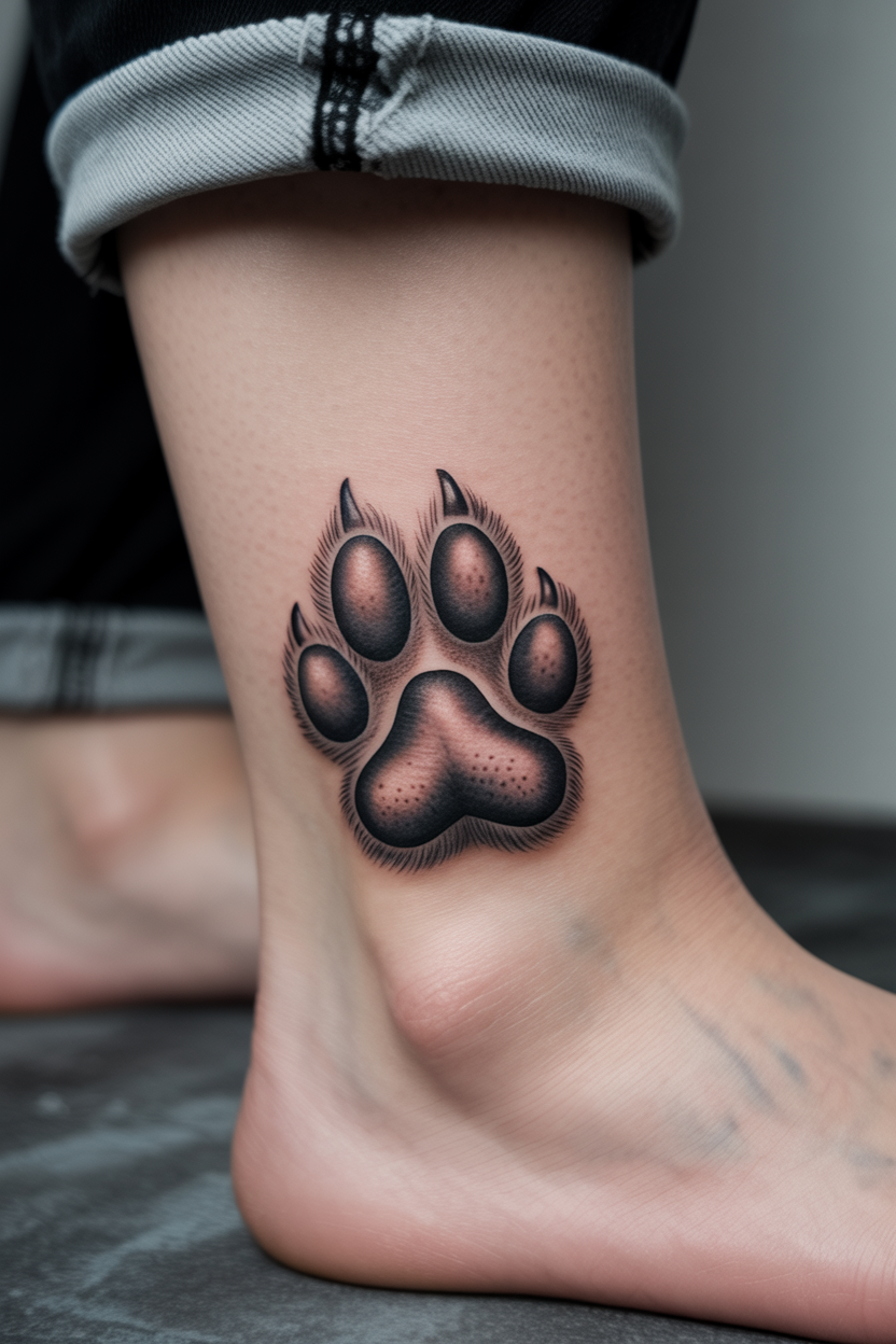 12 Labrador Retriever Paw Tattoo Ideas