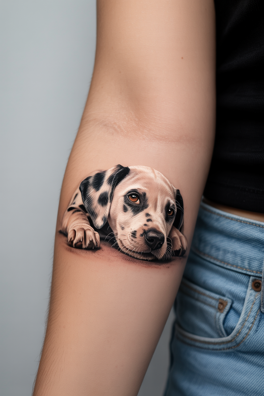 18 Dalmatian Pattern Tattoo Ideas