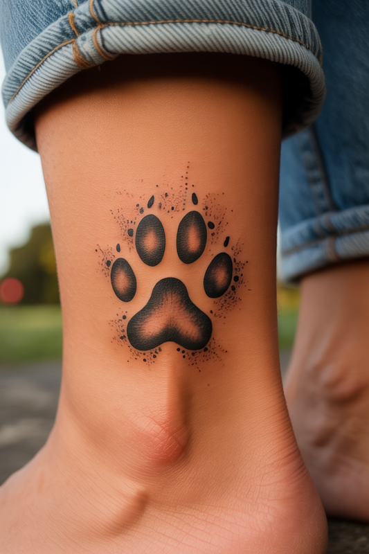 17 Dalmatian Paw Print Tattoo Ideas