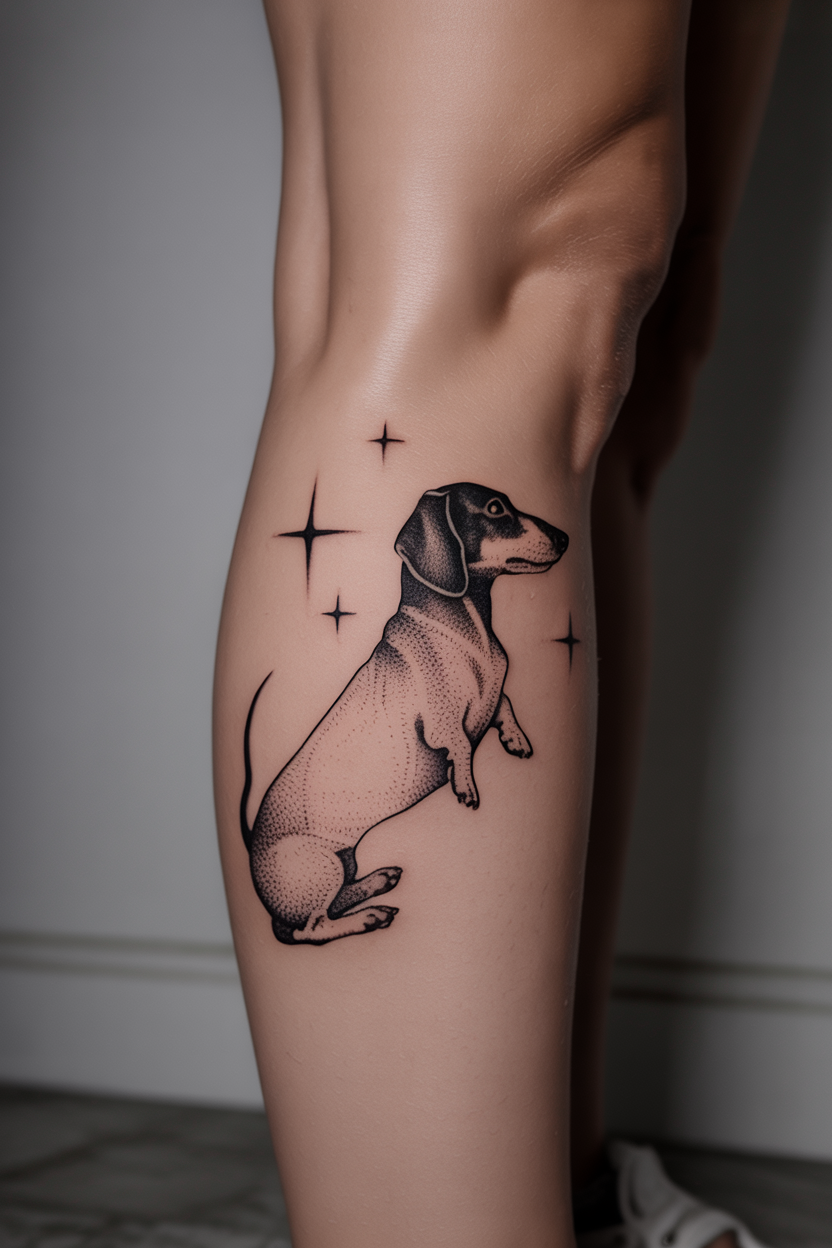 16 Dachshund Ghost Tattoo Ideas