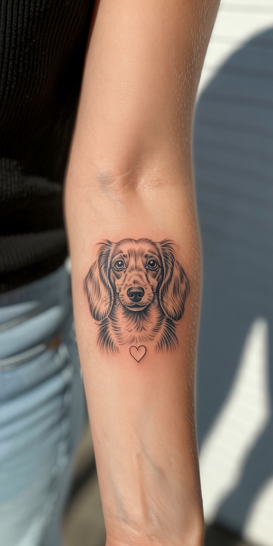 18 Long Haired Miniature Dachshund Tattoo Ideas That Will Melt Your Heart Forever