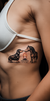 12 Dachshund and Horse Tattoo Ideas That Will Melt Your Heart Forever