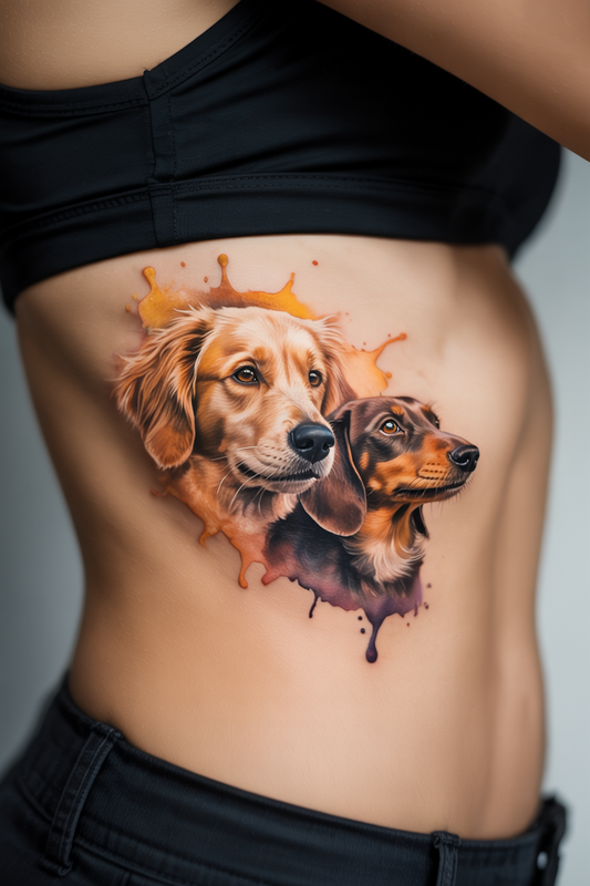 9 Golden Retriever and Dachshund Tattoo Ideas