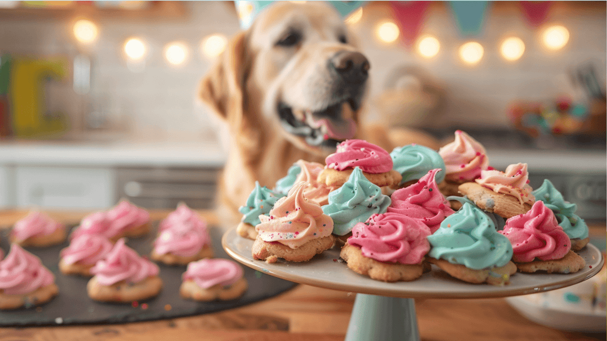 Homemade Frosted Dog Treats