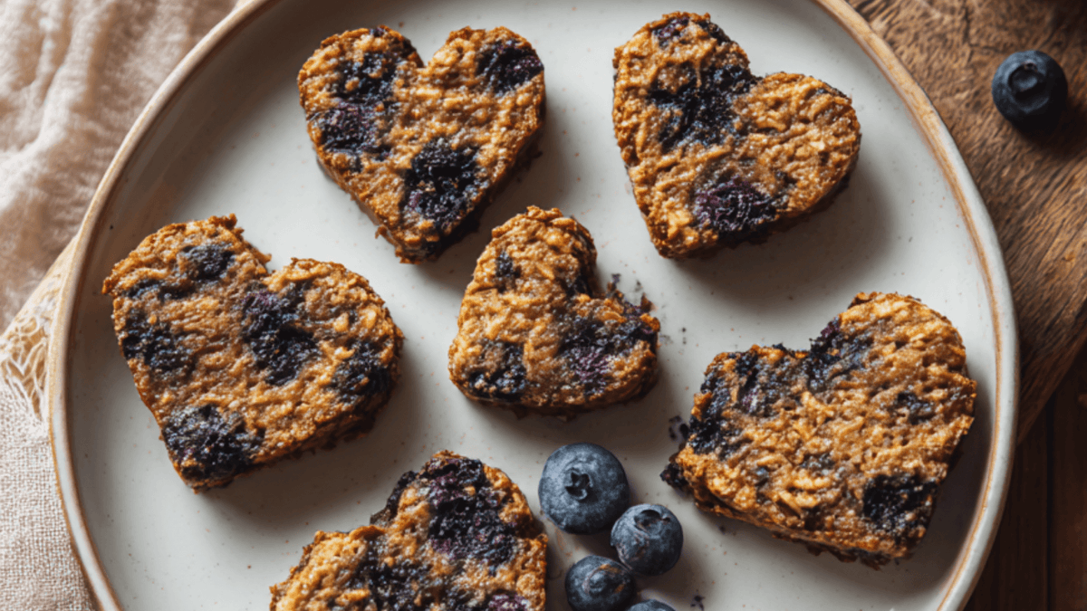 Blueberry Banana Oat Dog Treats