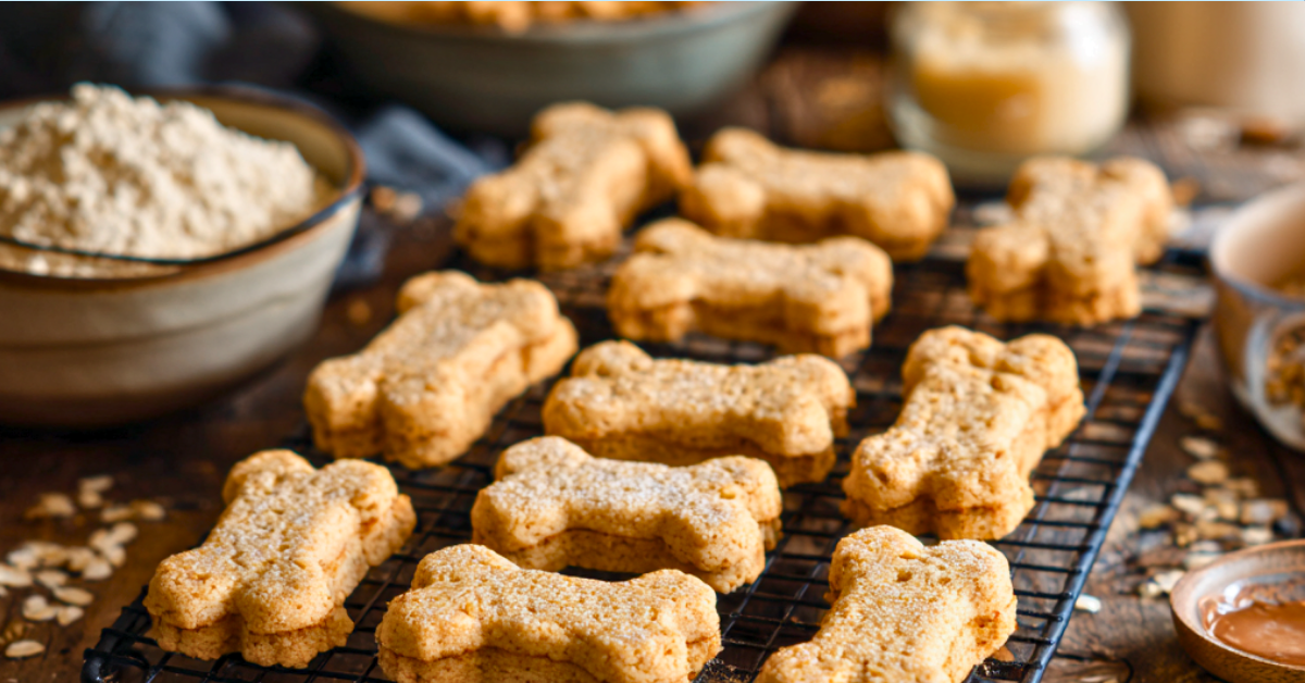 Dog Treats Made with Almond Flour