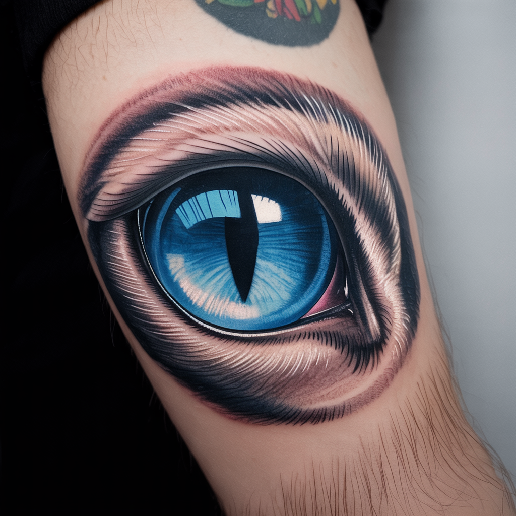 10+ Cat Memorial Tattoo – Realistic Cat Eyes