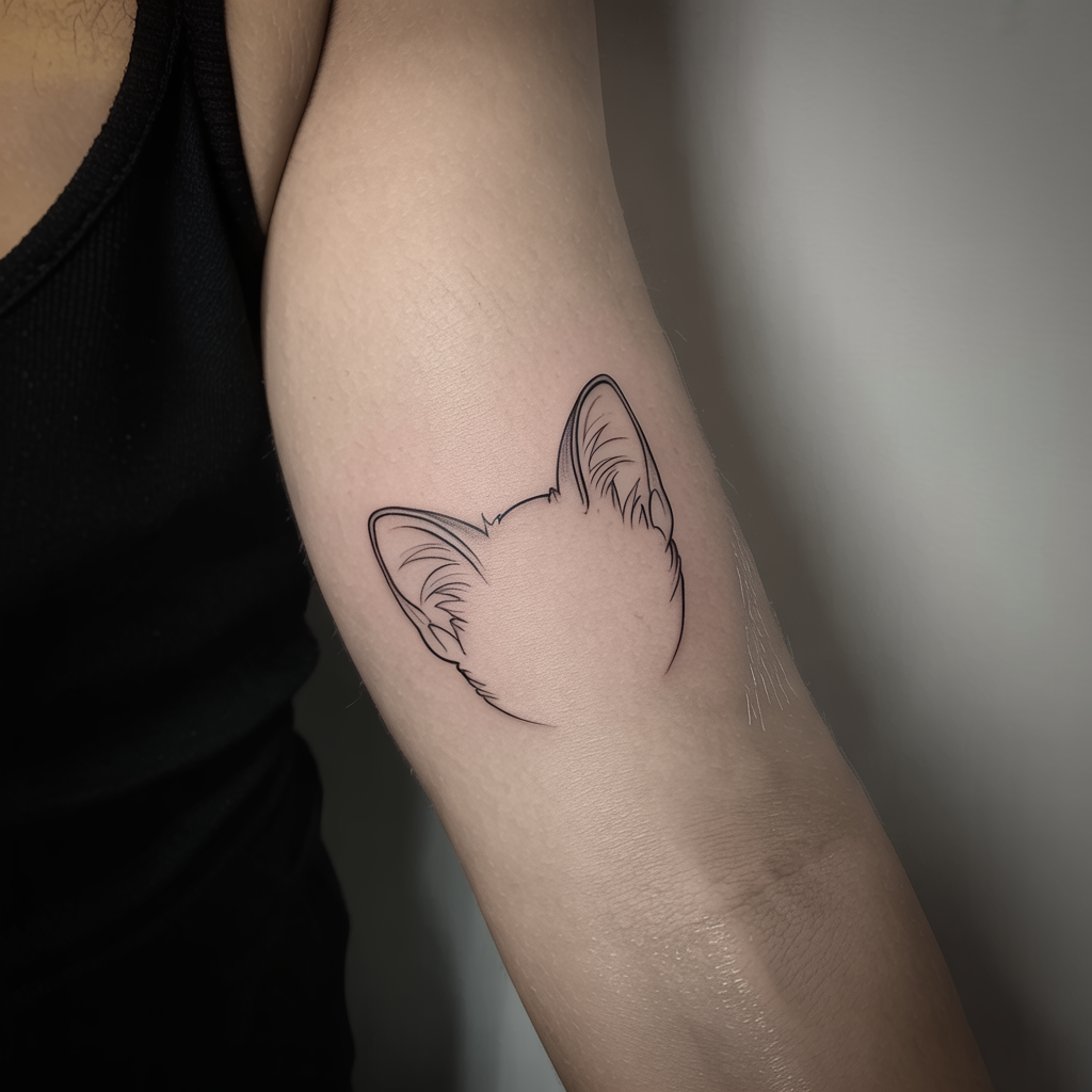 10+ Cat Ear Memorial Tattoo