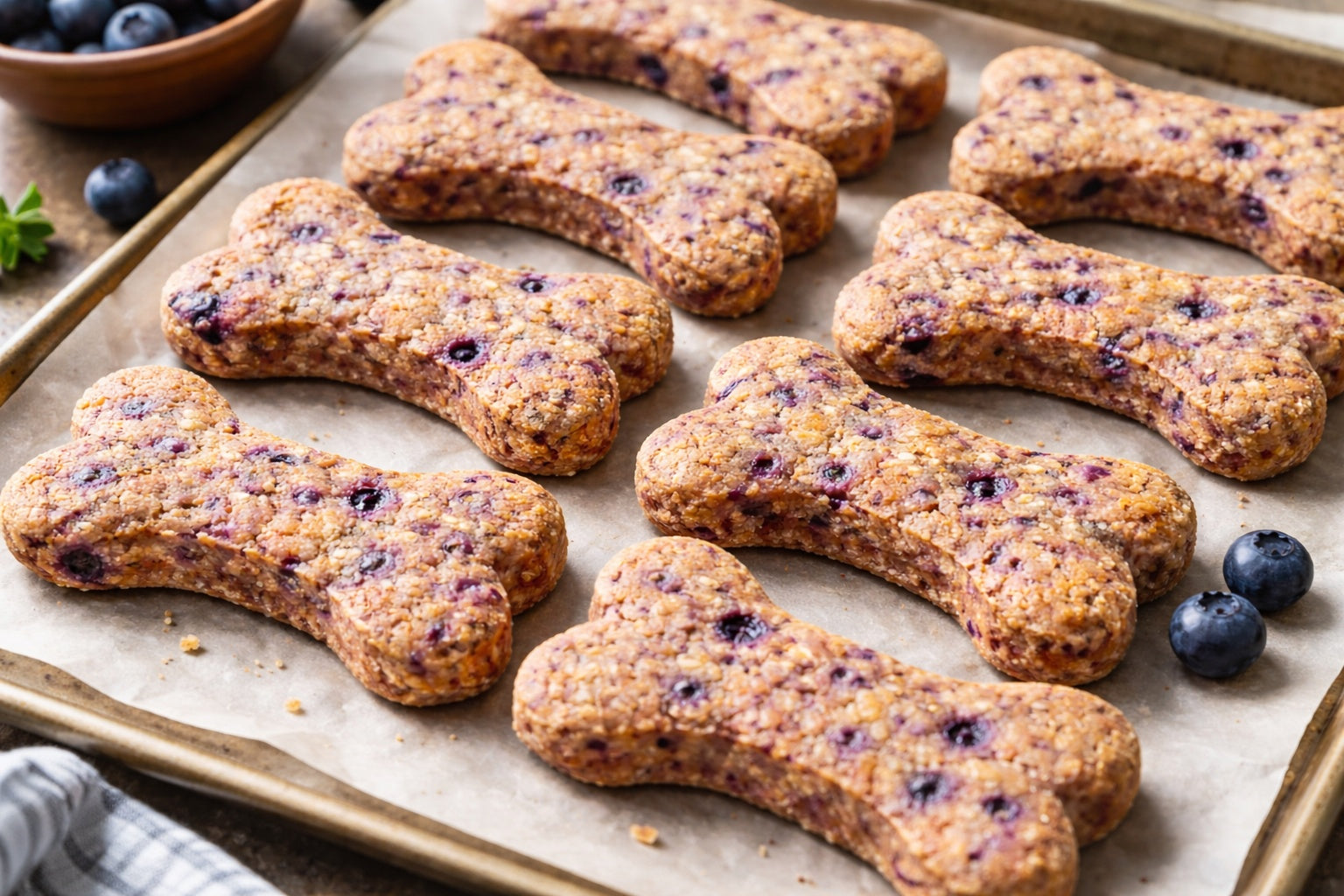 Homemade Blueberry Dog Treat Recipe