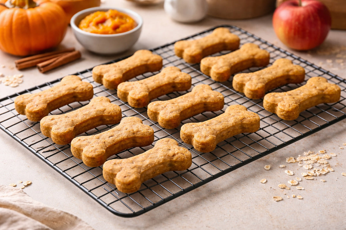 Dog Treats With Pumpkin And Apple Sauce