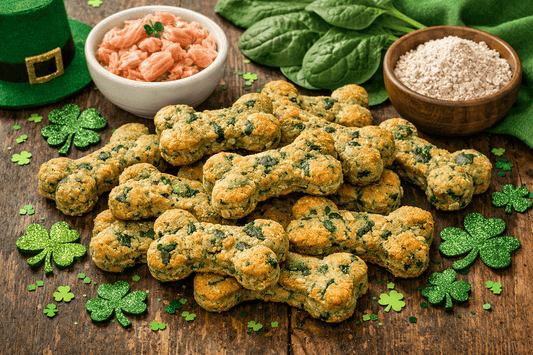Salmon And Spinach Dog Treats