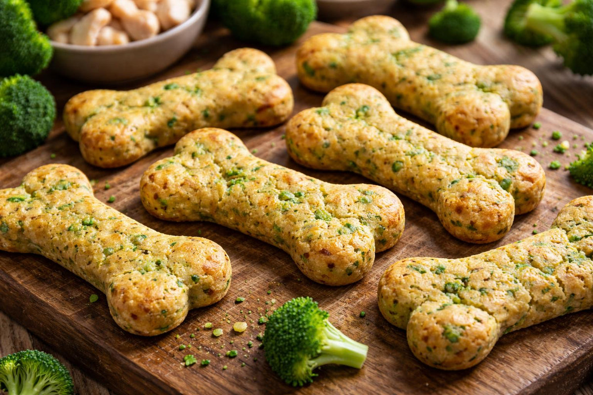 Broccoli And Chicken Dog Treats
