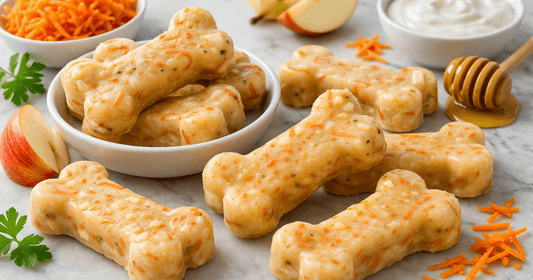 Frozen Carrot And Apple Dog Treats