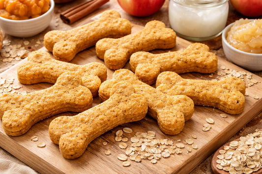 Pumpkin Dog Treats With Applesauce