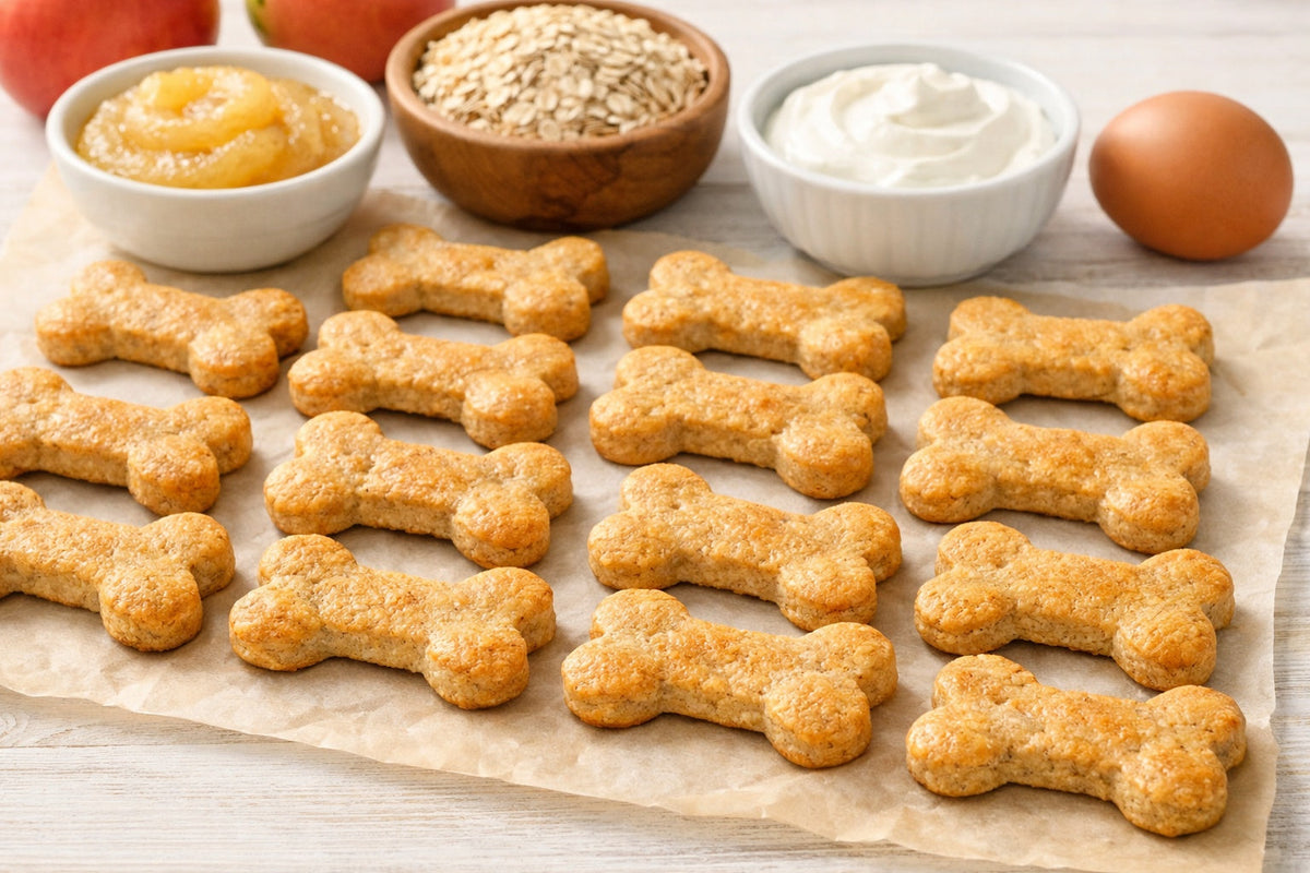 Applesauce Greek Yogurt Dog Treats