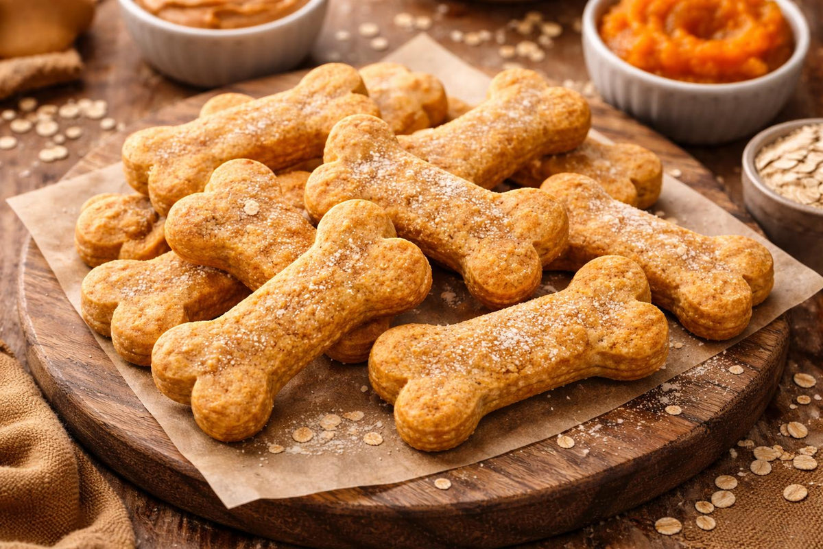 Pumpkin Dog Treats No Egg