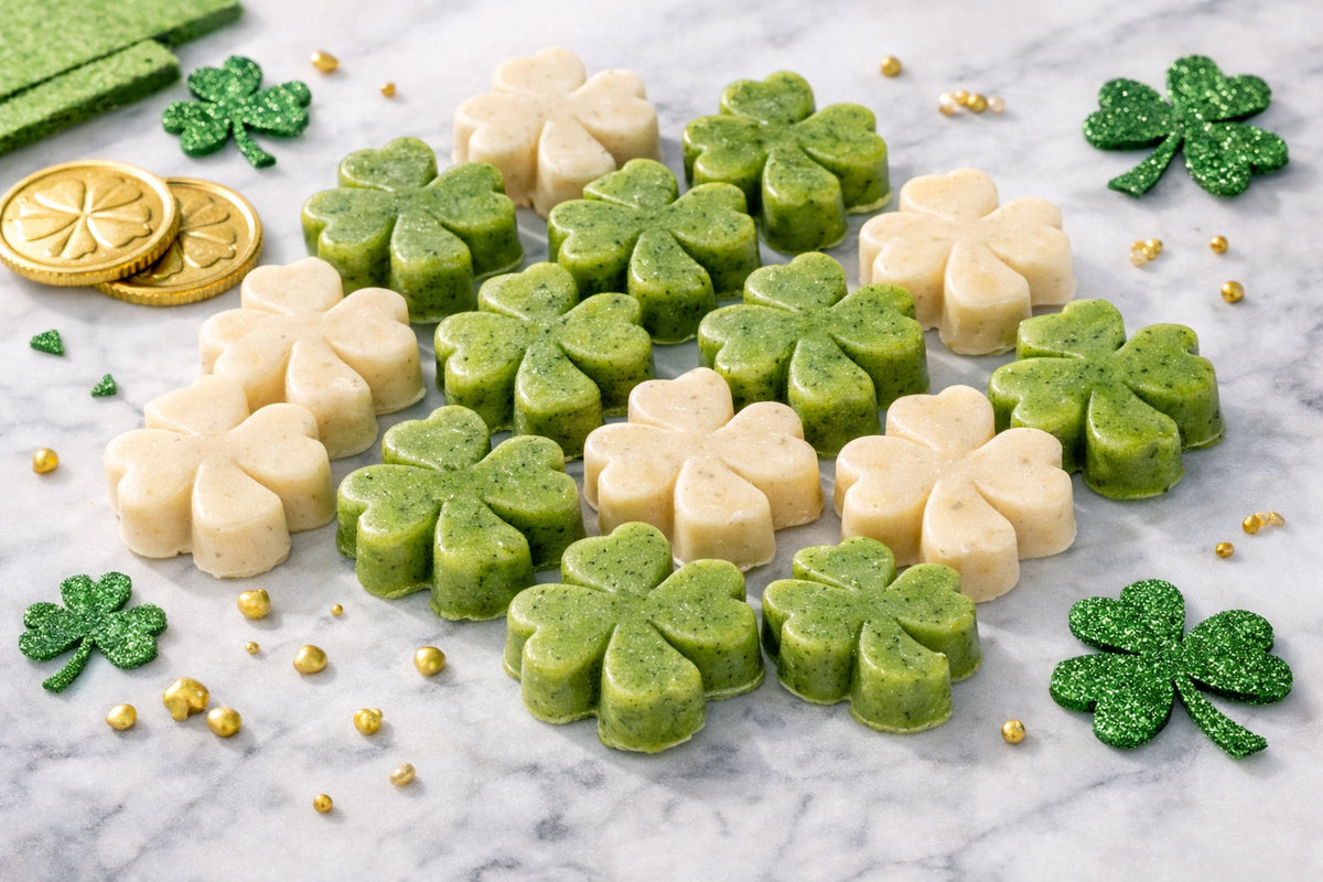 St. Patrick's Day Healthy DIY Frozen Dog Treats