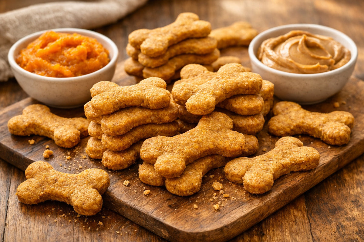 Dog Treats With Peanut Butter And Pumpkin