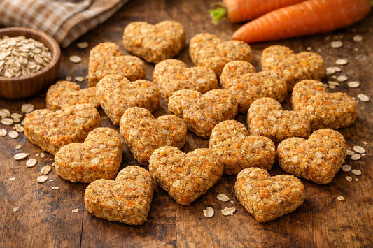 Oatmeal And Carrot Dog Treats