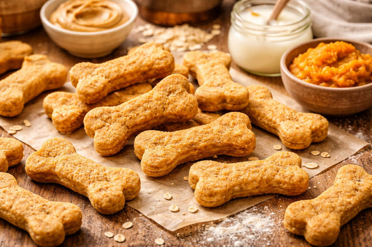 Peanut Butter Pumpkin Coconut Oil Dog Treats