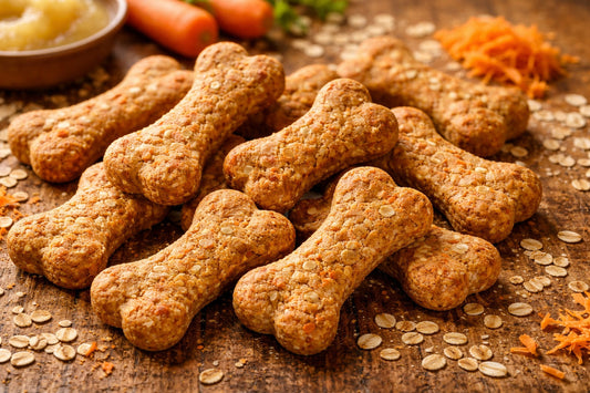 Carrot Oat And Applesauce Dog Treats