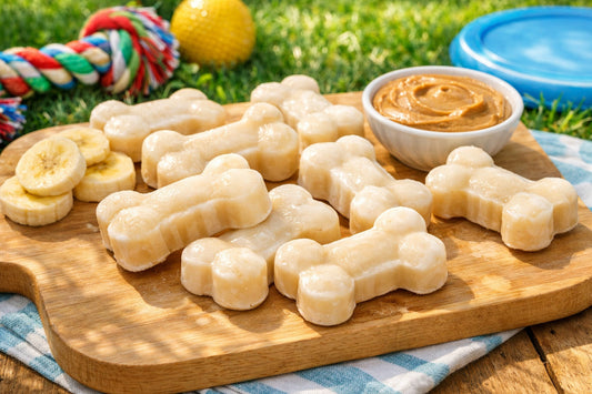 Frozen Dog Treat With Yogurt