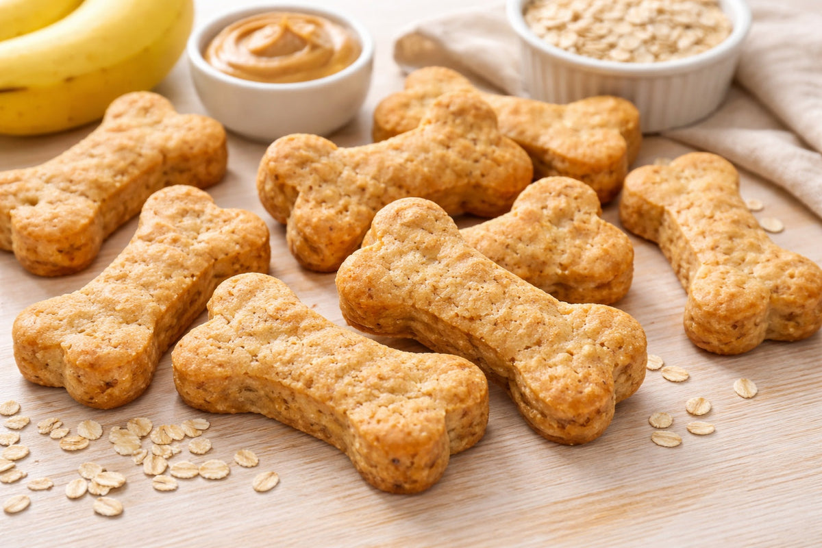 Peanut Butter Banana Dog Treat Recipe
