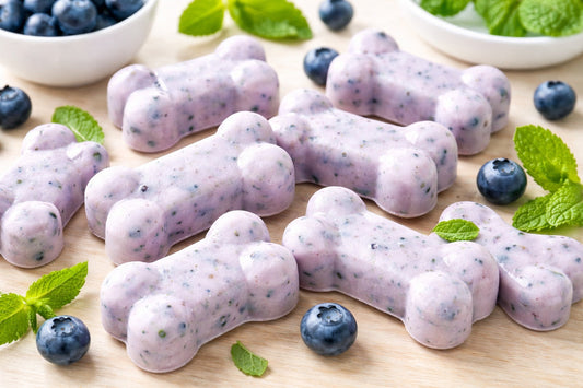 Blueberry Mint Yogurt Dog Treats