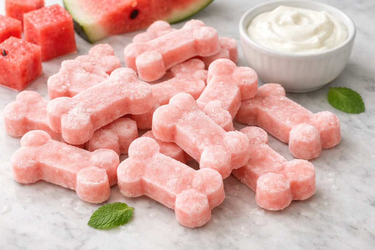 Watermelon And Yogurt Dog Treats